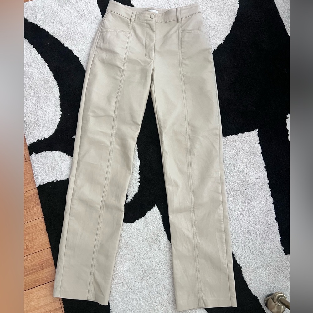 Aritzia Wilfed Light Beige Trousers